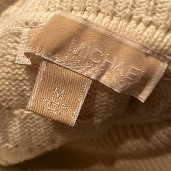 MICHAEL KORS CREAMY WHITE SWEATER size medium - Picture 6 of 6